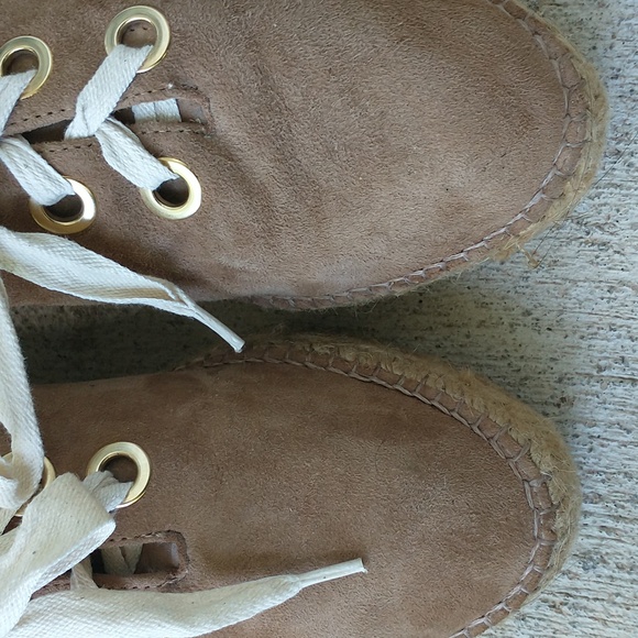 Eric Michael Beige Suede Espadrilles - Picture 5 of 8